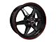 Race Star 93 Truck Star Gloss Black 6-Lug Wheel; Front Only; 17x4.5; -25.4mm Offset (14-18 Sierra 1500)