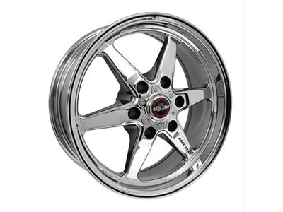 Race Star 93 Truck Star Chrome 6-Lug Wheel; Front Only; 17x4.5; -25.4mm Offset (07-14 Yukon)