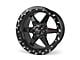 Race Star 93 Truck Star Gloss Black 6-Lug Wheel; 17x9.5; 25mm Offset (07-14 Yukon)