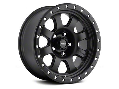 Raceline Avenger Satin Black 8-Lug Wheel; 17x9; -12mm Offset (01-06 Silverado 2500 HD)