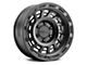 Raceline Halo Satin Black 8-Lug Wheel; 18x9; -12mm Offset (03-09 RAM 3500 SRW)