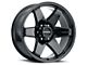 Raceline Addict Gloss Black 6-Lug Wheel; 18x9; 12mm Offset (04-08 F-150)