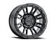 Raceline Compass Satin Black 6-Lug Wheel; 17x9; -12mm Offset (04-08 F-150)