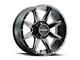 Raceline Stryker Satin Black Milled 6-Lug Wheel; 22x12; -44mm Offset (04-08 F-150)