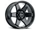 Raceline Addict Gloss Black 6-Lug Wheel; 20x9; 18mm Offset (07-13 Sierra 1500)