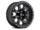 Raceline Avenger Satin Black 6-Lug Wheel; 17x9; -12mm Offset (07-13 Sierra 1500)