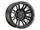 Raceline Compass Satin Black 6-Lug Wheel; 17x9; -12mm Offset (07-13 Sierra 1500)