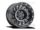 Raceline Halo Satin Black 6-Lug Wheel; 17x8.5; 0mm Offset (07-13 Sierra 1500)