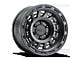 Raceline Halo Satin Black 6-Lug Wheel; 18x9; -12mm Offset (07-13 Sierra 1500)