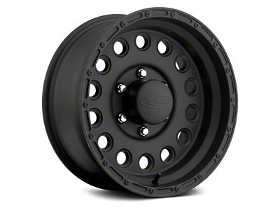Raceline Rock Crusher Satin Black 6-Lug Wheel; 17x9; 0mm Offset (07-13 Sierra 1500)
