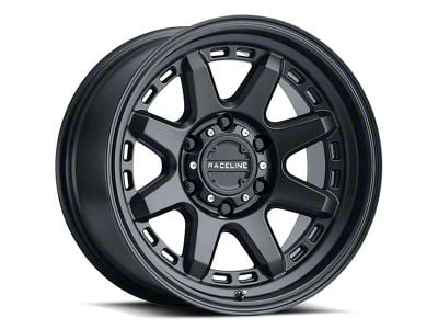 Raceline Scout Satin Black 6-Lug Wheel; 18x9; -12mm Offset (07-13 Sierra 1500)