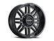 Raceline Split Satin Black 6-Lug Wheel; 18x9; -12mm Offset (07-13 Sierra 1500)