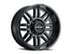 Raceline Split Satin Black 6-Lug Wheel; 18x9; 18mm Offset (07-13 Sierra 1500)