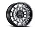 Raceline Warp Gloss Black Machined 6-Lug Wheel; 20x9; 0mm Offset (07-13 Sierra 1500)