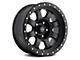 Raceline Avenger Satin Black 6-Lug Wheel; 17x9; -12mm Offset (07-13 Silverado 1500)