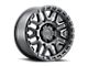 Raceline Krank Satin Black 6-Lug Wheel; 17x9; -12mm Offset (07-13 Silverado 1500)