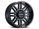 Raceline Split Satin Black 6-Lug Wheel; 20x9; 18mm Offset (07-13 Silverado 1500)