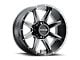 Raceline Stryker Satin Black Milled 6-Lug Wheel; 20x9; 18mm Offset (07-13 Silverado 1500)