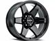 Raceline Addict Gloss Black 6-Lug Wheel; 20x9; -12mm Offset (07-14 Tahoe)