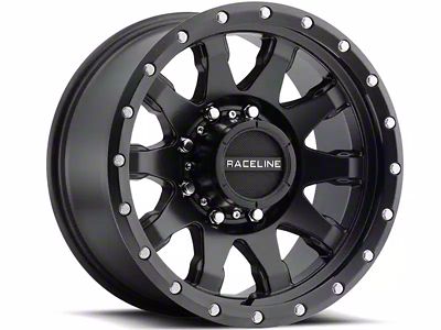 Raceline Clutch Matte Black 6-Lug Wheel; 20x10; -19mm Offset (07-14 Tahoe)