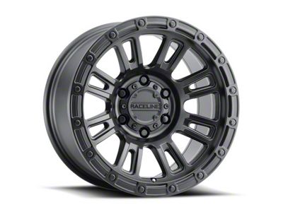 Raceline Compass Satin Black 6-Lug Wheel; 18x9; -12mm Offset (07-14 Tahoe)