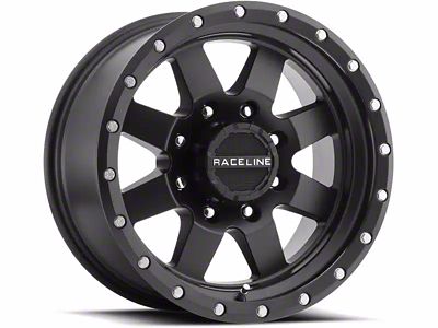 Raceline Defender Gloss Black 6-Lug Wheel; 18x9; -12mm Offset (07-14 Tahoe)