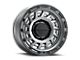 Raceline Halo Gunmetal with Black Ring 6-Lug Wheel; 18x9; 18mm Offset (07-14 Tahoe)