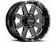 Raceline Hostage Gloss Black Milled 6-Lug Wheel; 20x9; 0mm Offset (07-14 Tahoe)