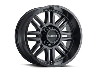 Raceline Split Satin Black 6-Lug Wheel; 18x9; -12mm Offset (07-14 Tahoe)