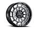 Raceline Warp Gloss Black Machined 6-Lug Wheel; 20x10; -19mm Offset (07-14 Tahoe)