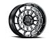 Raceline Warp Gloss Black Machined 6-Lug Wheel; 20x9; 18mm Offset (07-14 Tahoe)