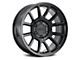 Raceline Gauge Satin Black 6-Lug Wheel; 20x9; 18mm Offset (07-14 Yukon)