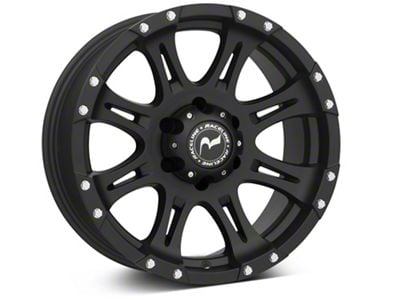 Raceline Raptor Black 6-Lug Wheel; 18x9; -6mm Offset (07-14 Yukon)