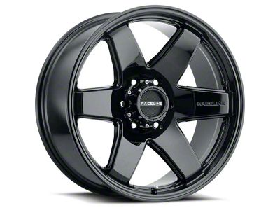 Raceline Addict Gloss Black 6-Lug Wheel; 18x9; 12mm Offset (09-14 F-150)