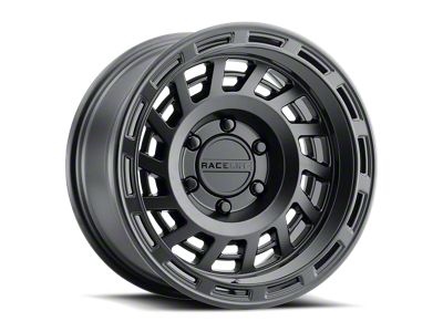 Raceline Halo Satin Black 6-Lug Wheel; 17x9; -12mm Offset (09-14 F-150)