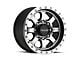 Raceline Avenger Matte Black Machined 8-Lug Wheel; 17x9; -12mm Offset (11-16 F-250 Super Duty)