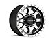 Raceline Avenger Matte Black Machined 8-Lug Wheel; 17x9; -12mm Offset (11-16 F-350 Super Duty SRW)