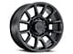 Raceline Gauge Satin Black 8-Lug Wheel; 18x9; 18mm Offset (11-16 F-350 Super Duty SRW)