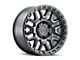 Raceline Krank Satin Black 6-Lug Wheel; 18x9; -12mm Offset (14-18 Sierra 1500)