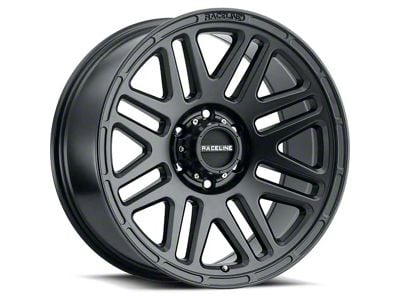 Raceline Outlander Gloss Black 6-Lug Wheel; 18x9; -12mm Offset (14-18 Sierra 1500)