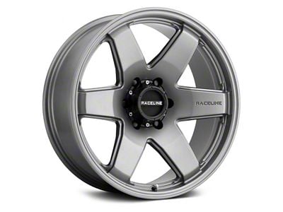 Raceline Addict Greystone 6-Lug Wheel; 18x9; 12mm Offset (15-22 Colorado)