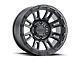 Raceline Compass Satin Black 6-Lug Wheel; 17x8.5; 0mm Offset (15-20 F-150)