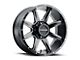 Raceline Stryker Satin Black Milled 6-Lug Wheel; 22x10; -19mm Offset (15-20 F-150)