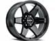 Raceline Addict Gloss Black 6-Lug Wheel; 20x9; -12mm Offset (15-20 Tahoe)