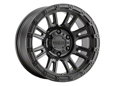 Raceline Compass Satin Black 6-Lug Wheel; 18x9; 18mm Offset (15-20 Tahoe)