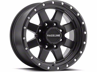 Raceline Defender Gloss Black 6-Lug Wheel; 18x9; -12mm Offset (15-20 Tahoe)