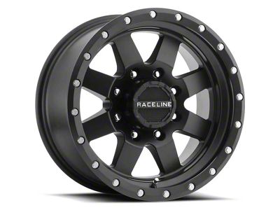 Raceline Defender Gloss Black 6-Lug Wheel; 20x9; -12mm Offset (15-20 Tahoe)