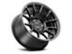 Raceline Gauge Satin Black 6-Lug Wheel; 20x9; 18mm Offset (15-20 Tahoe)
