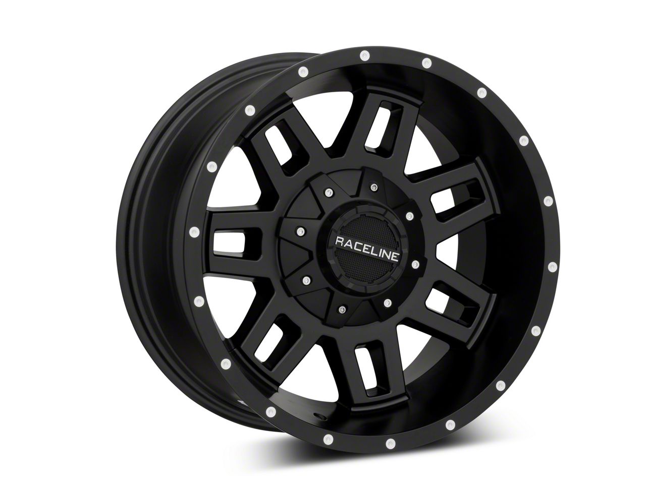 Raceline Tahoe Injector Black 6-lug Wheel; 17x9; -12mm Offset 931b 