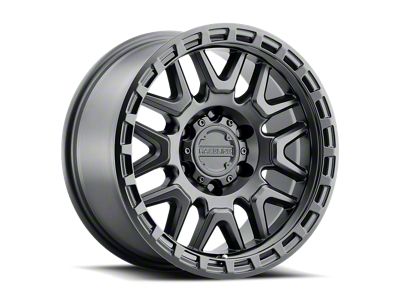 Raceline Krank Satin Black 6-Lug Wheel; 17x9; -12mm Offset (15-20 Tahoe)